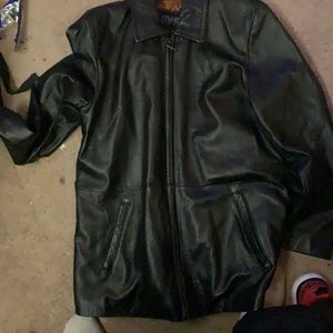 Women’s leather coat